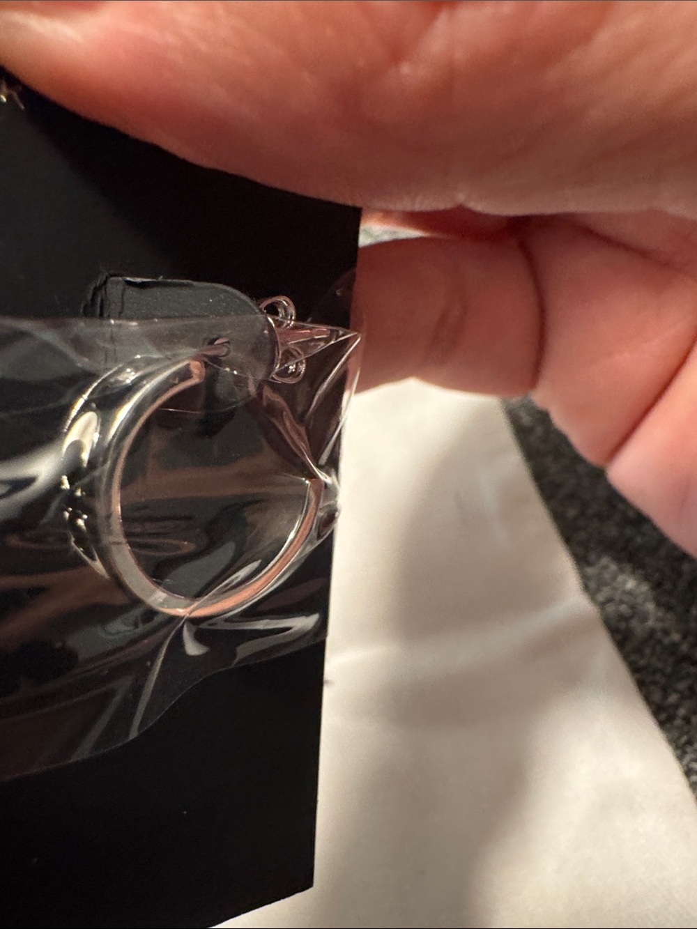 Coach earrings with Branded Pouch - Picture 2 of 4
